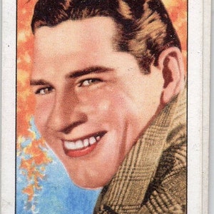 RICHARD ARLEN 1935 Gallaher-portretten van beroemde sterren #9 sigarettenkaart