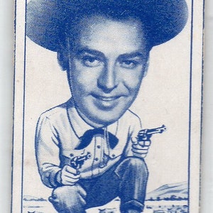 ALAN LADD 1949 Turf Beroemde Film Sterren #4 Sigaret Kaart