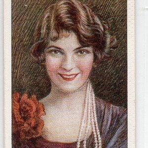 PRISCILLA DEAN 1928 Wills Cinema Stars 2e serie # 7 sigarettenkaart