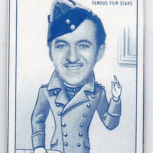 DAVID NIVEN 1949 Turf Beroemde Film Sterren #25 Sigaret Kaart