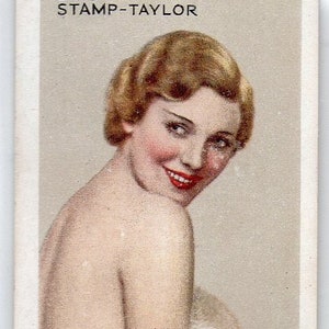 ENID-STAMP TAYLOR 1935 Gallaher Stars of Screen & Stage #13 Cigarette Card