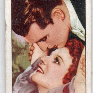 ENTER MADAME w/Elisa Landi - Cary Grant 1935 Gallaher Famous Film Scenes #36 Cigarette Card
