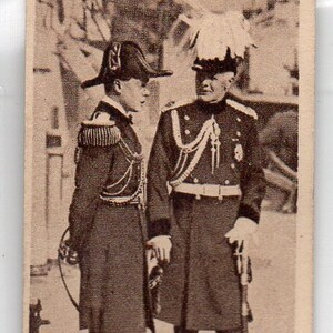 Il principe e il governatore generale (EDOARDO VIII) 1924 Hignett Prince of Wales Tour #23 Cigarette Card