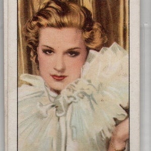 LILI DAMITA 1935 Gallaher-portretten van beroemde sterren #42 sigarettenkaart