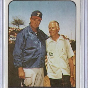 TED WILLIAMS/J.McCarthy 1986 Sports Design Products #1 Honkbalkaart - Texas Rangers