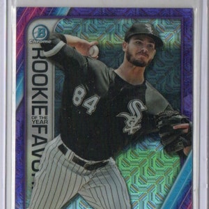 DYLAN CEASE 2020 Bowman Chrome ROY Favorieten Paarse Mojo Refractor Parallelle Honkbalkaart #/250 - Chicago White Sox