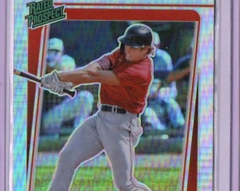 TRISTON CASAS 2021 Donruss Optic Rated Prospect #12 Holo Prizm Tarjeta de béisbol paralela - Boston Red Sox