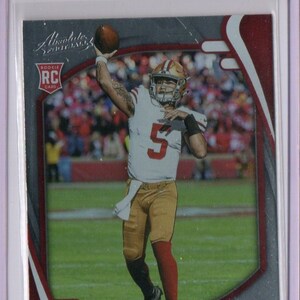 TREY LANCE RC 2021 Panini Absolute #103 Tarjeta de fútbol - San Francisco 49ers