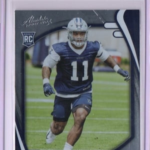 MICAH PARSONS RC 2021 Panini Absolute #158 Football Card - Dallas Cowboys