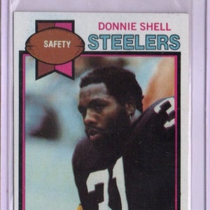 DONNIE SHELL 1979 Topps #411 Tarjeta de fútbol - Pittsburgh Steelers