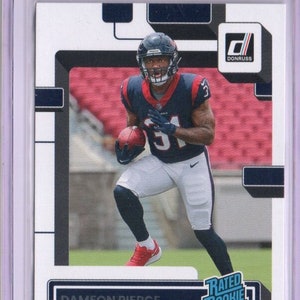 DAMEON PIERCE RC 2022 Donruss #340 Tarjeta de fútbol - Houston Texans