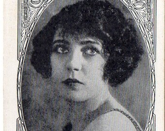 RENEE ADOREE 1921 American Caramel E123 Estrellas de cine #46 tarjeta de cigarrillos