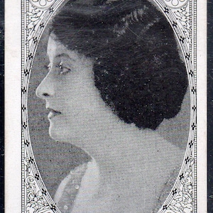 CLARA KIMBALL YOUNG 1921 Amerikaanse karamel e123 filmsterren #52 sigaret kaart