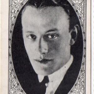 CONRAD NAGEL 1921 Amerikaanse karamel e123 filmsterren #44 sigaret kaart