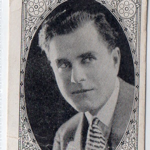 BERT LYTELL 1921 Amerikaanse karamel e123 filmsterren #30 sigaret kaart