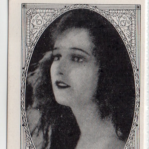 AGNES AYRES 1921 Amerikaanse karamel e123 filmsterren #48 sigaret kaart
