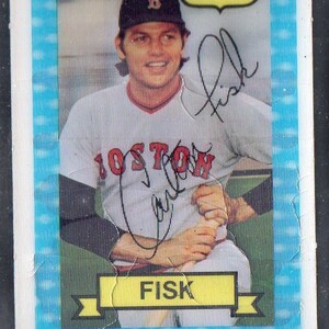 CARLTON FISK 1974 Kellogg's #5 Baseball Card (lage klasse) - Boston Red Sox
