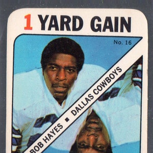 BOB HAYES 1971 Topps Game #16 Football Card - Dallas Cowboys