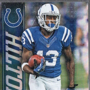 T.Y. HILTON 2013 Panini Rookies & Stars #46 Longevity Black Parallel Football Card #/10 - Indianapolis Colts