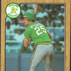 MARK McGWIRE 1987 Topps #366 Baseball Card - Oakland Athletics