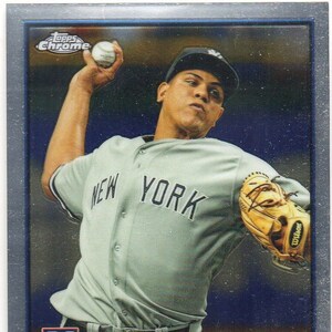 DELLIN BETANCES RC 2012 Topps Chrome #167 Baseball Card - New York Yankees