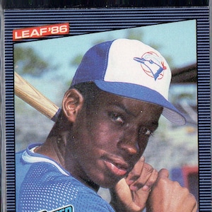 FRED MCGRIFF RC 1986 Leaf #28 Baseball Card - Toronto Blue Jays