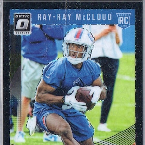 RAY-RAY McCLOUD RC 2018 Donruss Optic #114 Tarjeta de fútbol paralelo negro #/25 - Buffalo Bills