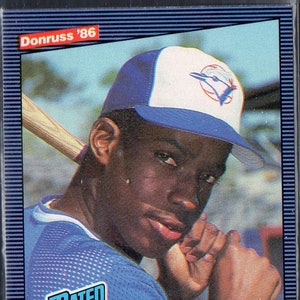 FRED MCGRIFF RC 1986 Donruss #28 Baseball Card - Toronto Blue Jays