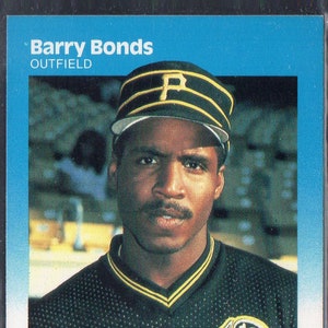 BARRY BONDS RC 1987 Fleer #604 Baseball Card - Pittsburgh Pirates