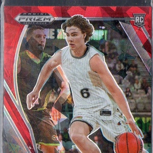 JOSH GIDDEY RC 2021 Panini Prizm #17 Red Ice Parallel Basketball Karte - Oklahoma City Thunder