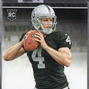 DEREK CARR RC 2014 Panini Rookies & Stars #131 Tarjeta de fútbol - Oakland Raiders