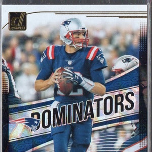 TOM BRADY 2018 Donruss Dominators #10-voetbalkaart - New England Patriots