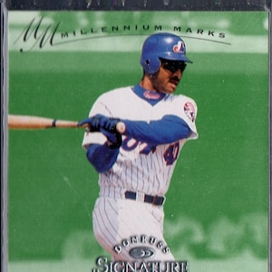 HENRY RODRIGUEZ 1997 Donruss Signature Millenium Marks Autograph Baseball Card - Montreal Expos