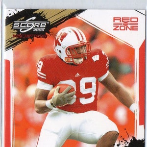 P.J. HILL RC 2009 Score Inscriptions #379 Red Zone Parallel Football Card #/30 - New Orleans Saints