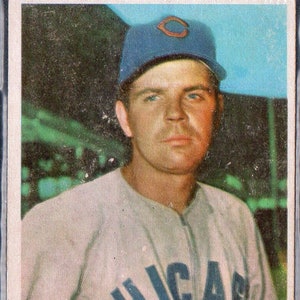 EDDIE MIKSIS 1954 Bowman #61 Honkbal kaart - Chicago Cubs