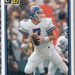 JOHN ELWAY 1996 Donruss What If #10 Football Card - Denver Broncos