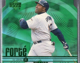 Tony Gwynn Shawn Green Card Vintage 2000 Graded 10 Mint Fleer