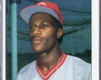 ERIC DAVIS RC 1985 Topps #627 Baseball Card - Cincinnati Reds