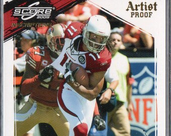LARRY FITZGERALD 2009 Score #6 Artist Proof Parallel Football Card #/32 - Arizona Cardinals