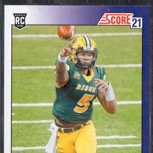 TREY LANCE 2021 Score Throwback #9 Football Card - San Francisco 49ers