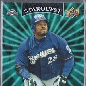 PRINCE FIELDER 2009 Upper Deck Starquest #22 Emerald Super Rare Parallel Baseball Card - Milwaukee Brewers