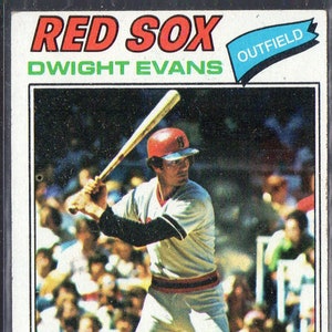 DWIGHT EVANS 1977 Topps #25 Baseball Card - Boston Red Sox