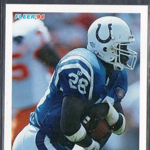 MARSHALL FAULK RC 1994 Fleer Rookie Exchange #3 Football Card - Indianapolis Colts
