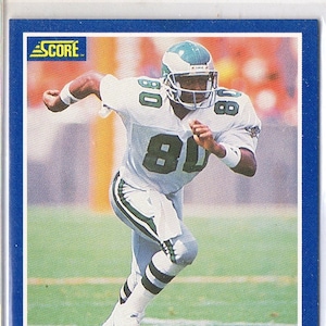 CRIS CARTER RC 1989 Puntuación #72 Football Card - Philadelphia Eagles