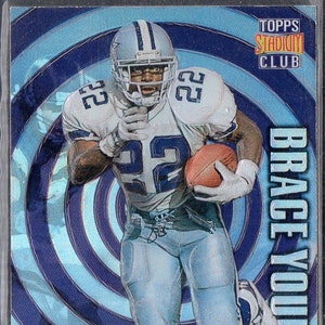 EMMITT SMITH 1996 Topps Stadium Club Prepárate #BY5 Football Card - Dallas Cowboys