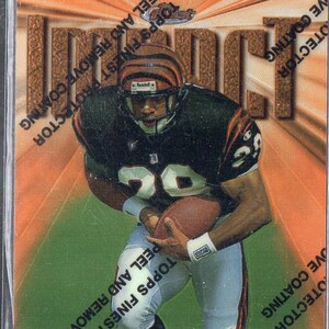 COREY DILLON RC 1997 Topps Finest #176 Football Card - Cincinnati Bengals