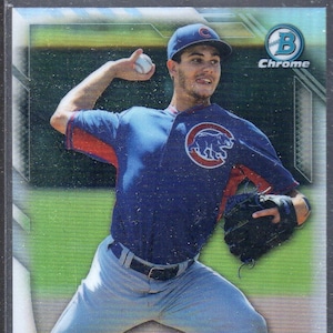 DYLAN CEASE 2016 Bowman Chrome Draft Prospects #127 Refractor Parallelle Baseballkaart - Chicago Cubs