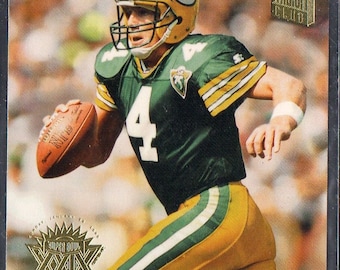 BRETT FAVRE 1994 Topps Stadium Club #536 Super Bowl Parallel Football Card - Green Bay Packers