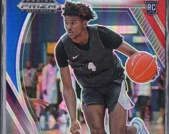 JALEN GREEN RC 2021 Panini Prizm #4 Red White Blue Parallel Basketball Card - Houston Rockets