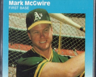 Tarjeta de béisbol de MARK McGWIRE, Fleer Update n.° 76, 1987 - Oakland Athletics